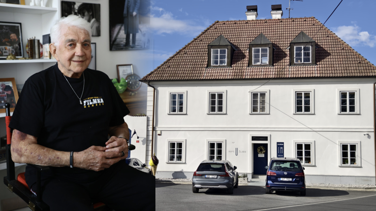 Poslední rozloučení s Jiřím Krampolem.