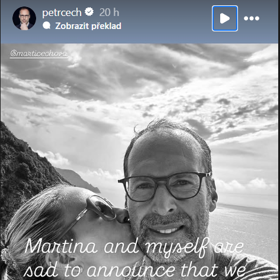 Petr a Martina Čechovi se rozcházejí. 