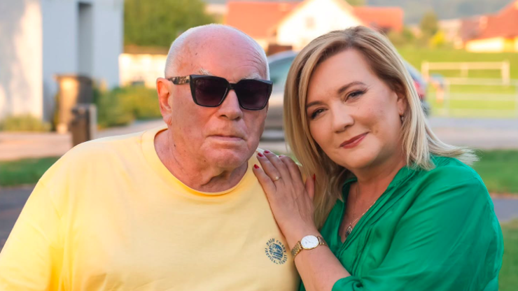 Alena Schillerová se svým tatínkem.