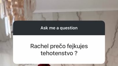FOTO: Rachel údajně fejkuje těhotenství.