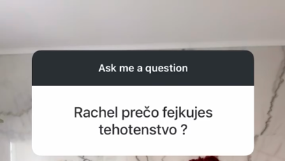 FOTO: Rachel ukázala své břicho.