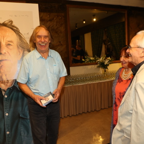 Jaromír Nohavica na slavnostní premiéře  filmu Jarek. 
