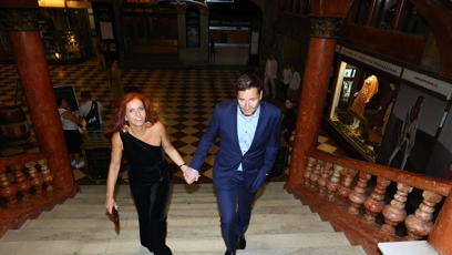 FOTO: Robert Záruba dorazil s Norou Fridrichovou.