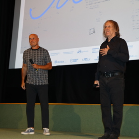 Jaromír Nohavica s Petrem Šiškou.