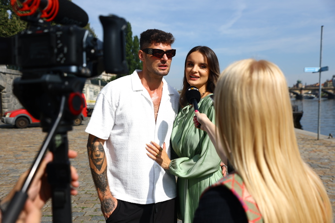 Michal Trabalík a Kristína Víglaská.