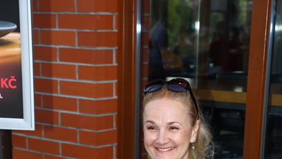 FOTO: Linda Finková měla dobrou náladu.