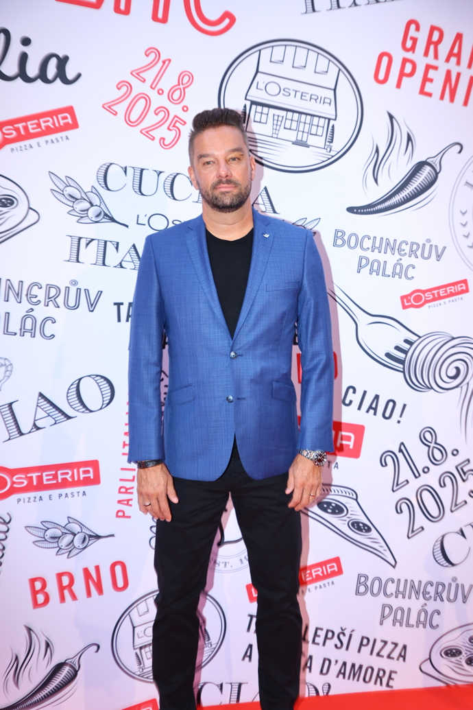 Petr Švancara dorazil na otevření nové restaurace v Brně.