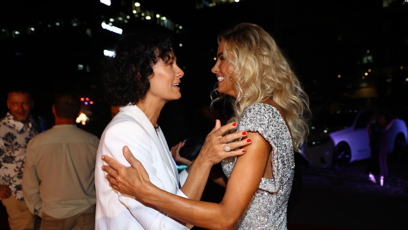 FOTO: Michaela Salačová se dala do řeči s Klárou Kováčovou.