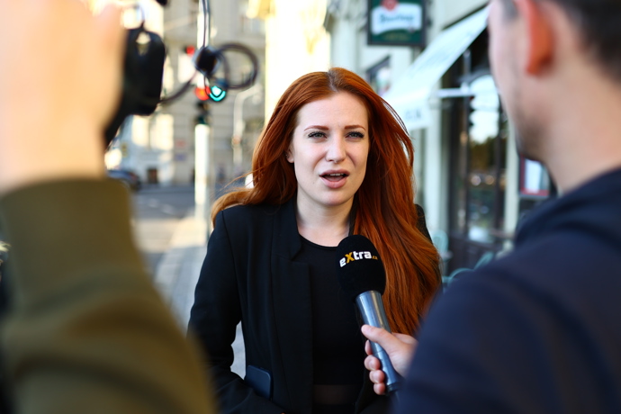Kateřina Bláhová během rozhovoru pro eXtra.cz.