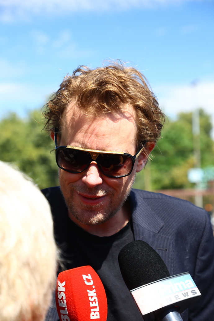 Martin během příchodu. 
