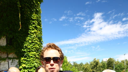 FOTO: Martin při příchodu do krematoria.