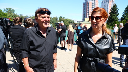 FOTO: Pavel Trávníček na posledním rozloučení.