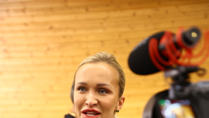 FOTO: Nela během rozhovoru.