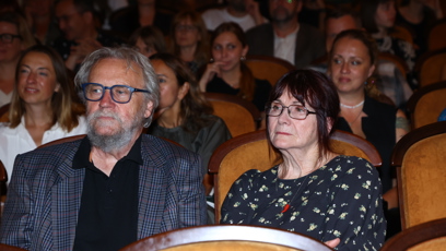 FOTO: Maminka Aňi Geislerové v publiku.