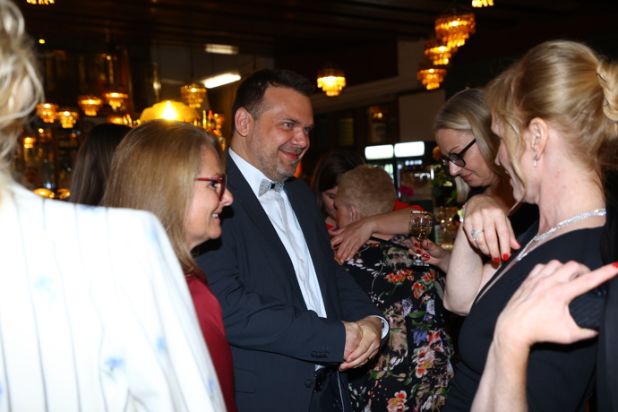 Martin Baxa na premiéře.