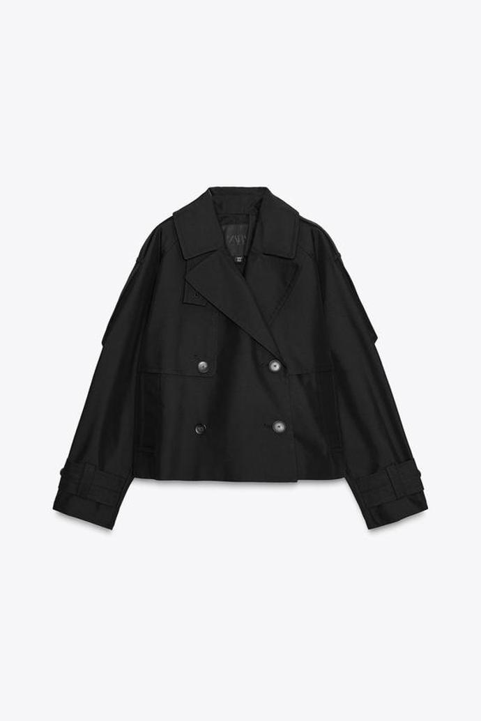 Krátký vodoodpudivý trenčkot, Zara, 1 799 Kč