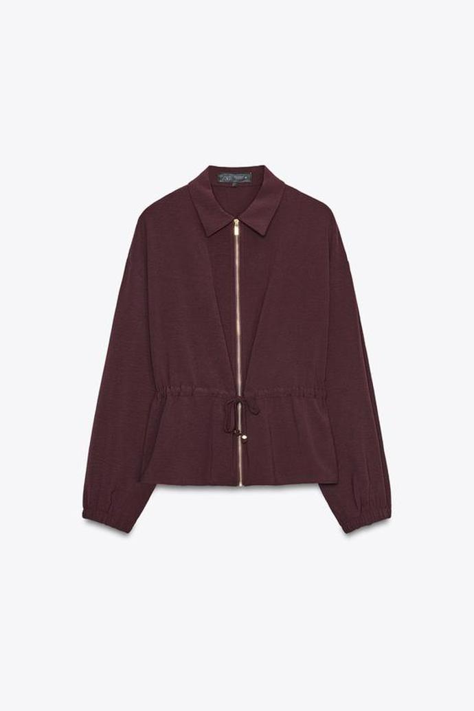 Safari bunda se šňůrkou, Zara, 849 Kč