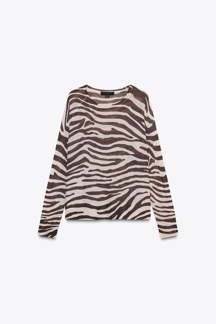 Svetr z jemného úpletu, Zara, 549 Kč