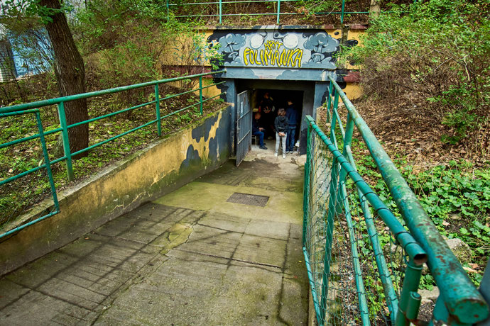 Kryt v parku Folimanka. I zde se odehrává děj nové knihy Dana Browna.