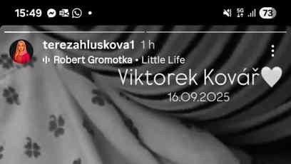 FOTO: Tereza Hlůšková porodila.