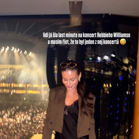 Anna Šulc šla na koncert na poslední chvíli.