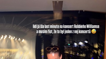 FOTO: Anna Šulc, šla na koncert na poslední chvíli.