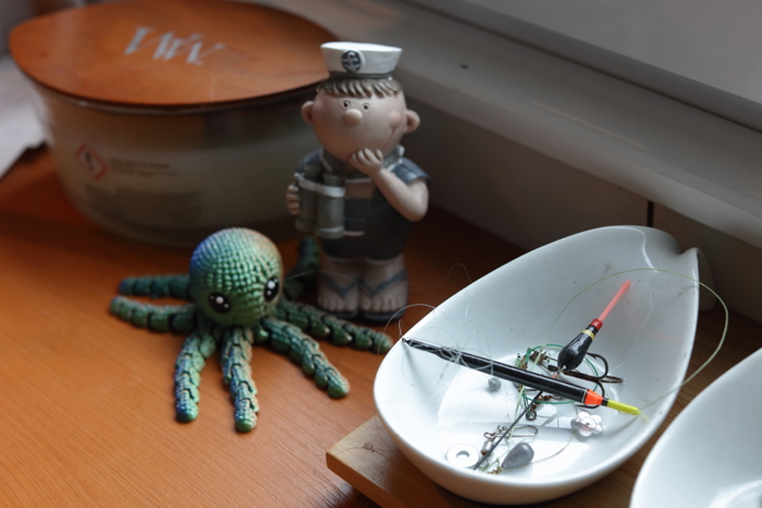 Detail dekorace na hausbótu Heleny Vondráčkové, opět tématický.