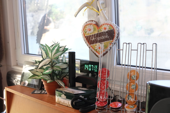 Najdete zde množství dekorací i vzpomínek.