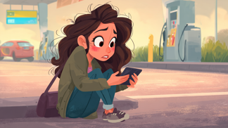 Zastavili na benzínce. Když se vrátila z toalety, partner i auto byli pryč