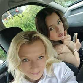 Jana se svou dcerou.