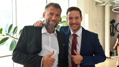 FOTO: Vladimír Polívka a Bořek Slezáček při natáčení filmu Letní lásky.
