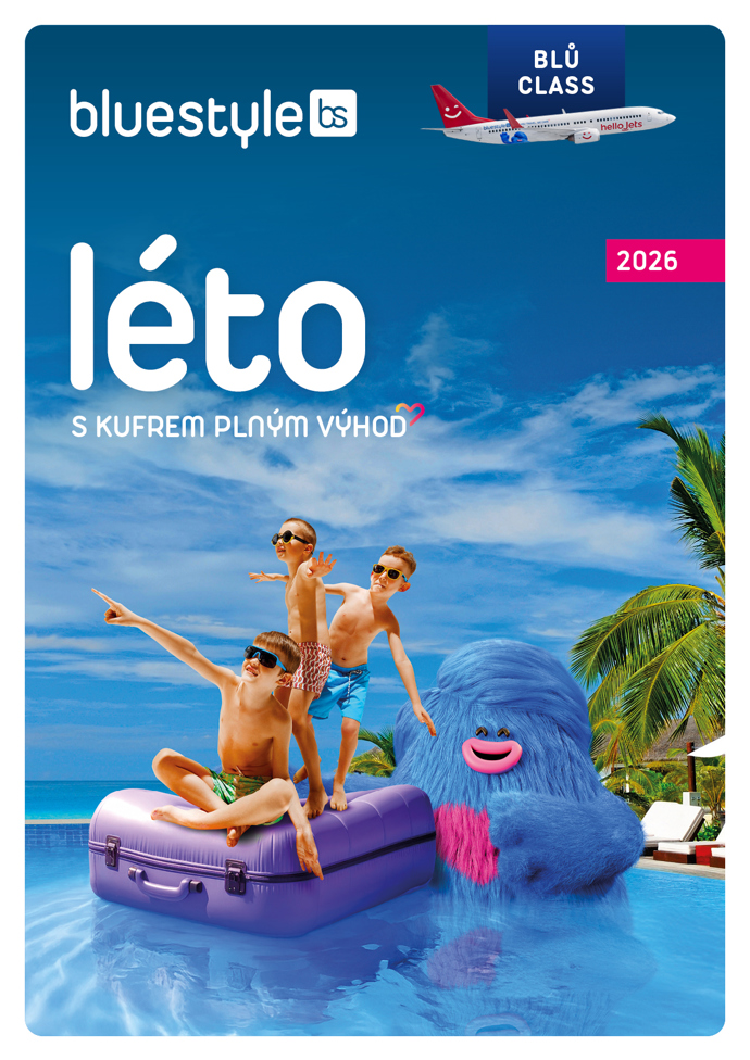 Léto 2026: CK Blue Style láká na luxusní dovolenou a nově i lety z Pardubic