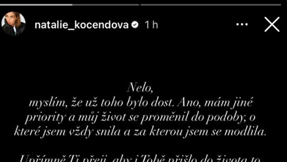 FOTO: Natálie Kočendová poslala vzkaz Nele Slovákové.