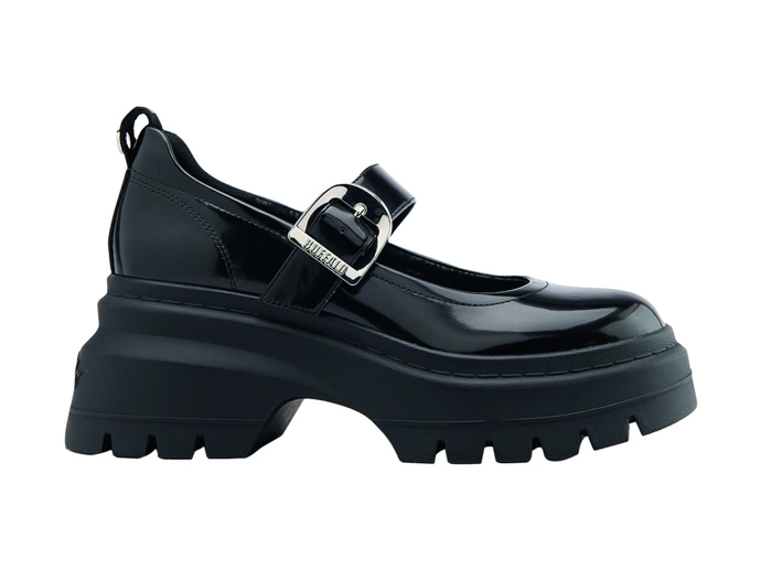 Černé mokasíny s páskem, Deichmann, 1599 Kč
