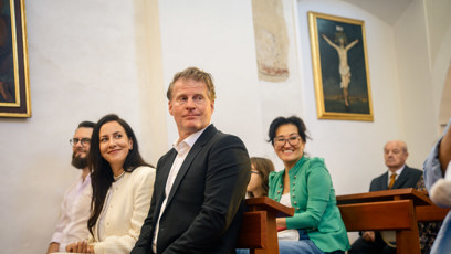 FOTO: Křtiny dcery Josefiny Mayu.