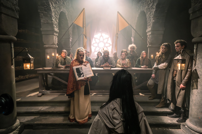 Snímek z natáčení nové pohádky Zrození alchymistky.