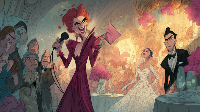 Tchyně od samého začátku kontrolovala naši svatbu. Během svatební hostiny převzala mikrofon a oznámila něco nečekaného