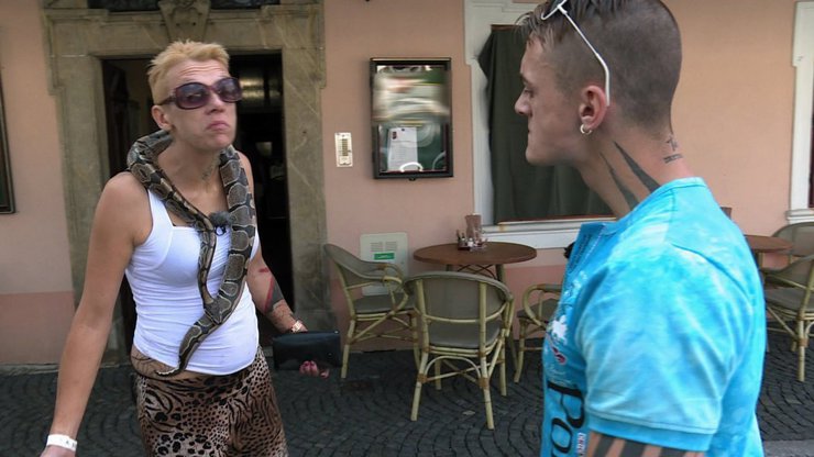Roman ve Výměně mačkal hada přítelkyni Janě, byl to hodně vyostřený díl populární reality show.