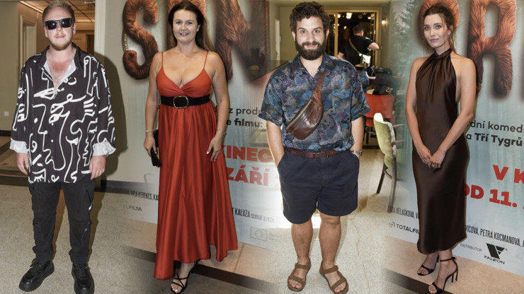 Móda z premiéry filmu Srnky.