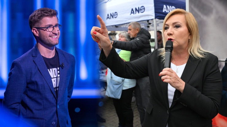 Potupa pro Alenu Schillerovou. Zpěvák Michal Horák ji označil za fenku Karla Havlíčka