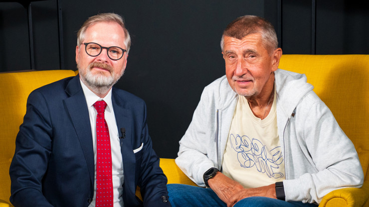Petr Fiala tvrdě o Babišovi: Je nebezpečím pro Česko, tvrdí premiér a hájí ostrou kampaň