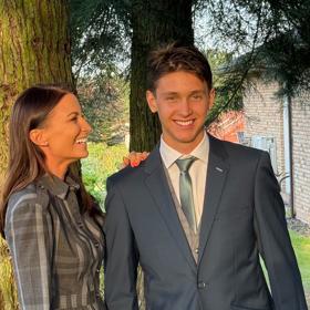 Gabriela Partyšová se synem Kristianem.
