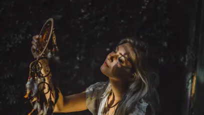 FOTO: indiánka, šamanka, čarodějnice