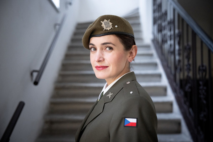 Sarah Haváčová složila vojenskou přísahu. 