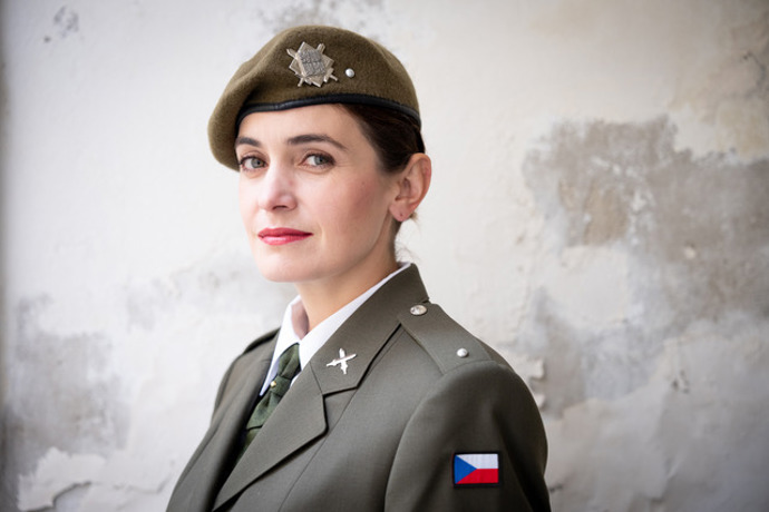 Sarah Haváčová složila vojenskou přísahu. 