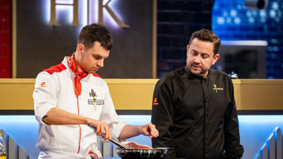 FOTO: Andrej Kudimov pod dohledem Honzy Punčocháře.