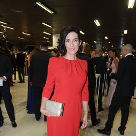 Stejné šaty jako na předávání státních vyznamenání vynesla Markéta Pekarová Adamová už vloni na zahájení letošního filmového festivalu v Karlových Varech.