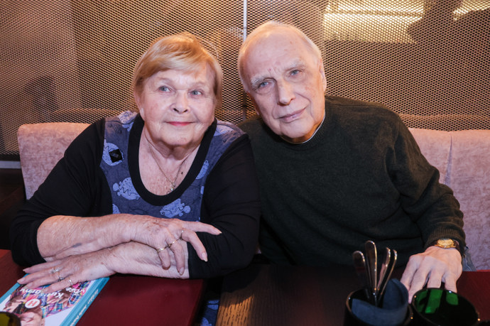 Ladislav Županič se spisovatelkou Ivankou Devátou.
