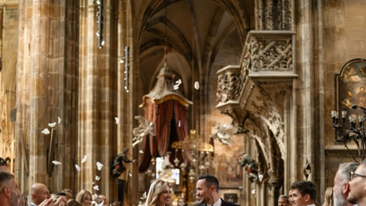 FOTO: Marek Terzijský měl s manželkou Michaelou nádhernou svatbu.