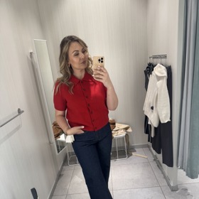 Ovšem ani červený kardigan nebyl k zahození, protože s modrou si skvěle rozuměl.